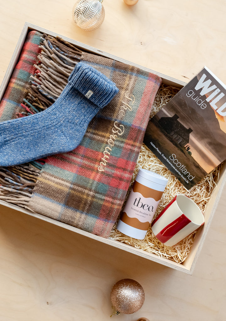 Créez votre propre coffret cadeau tartan