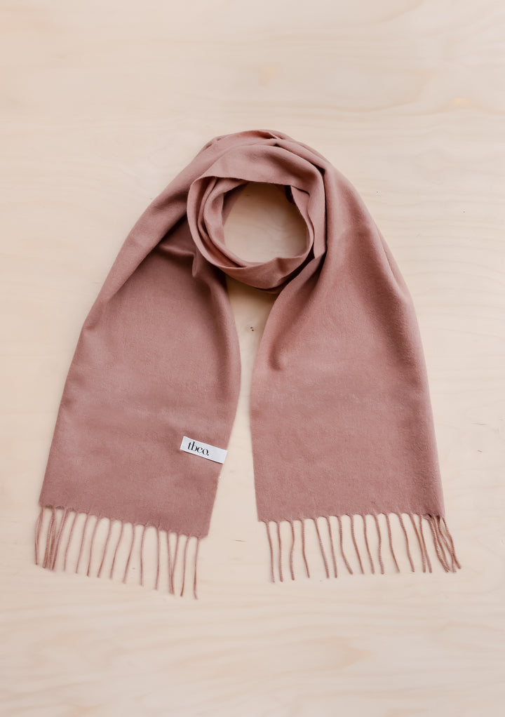 Lambswool Scarf in Blush