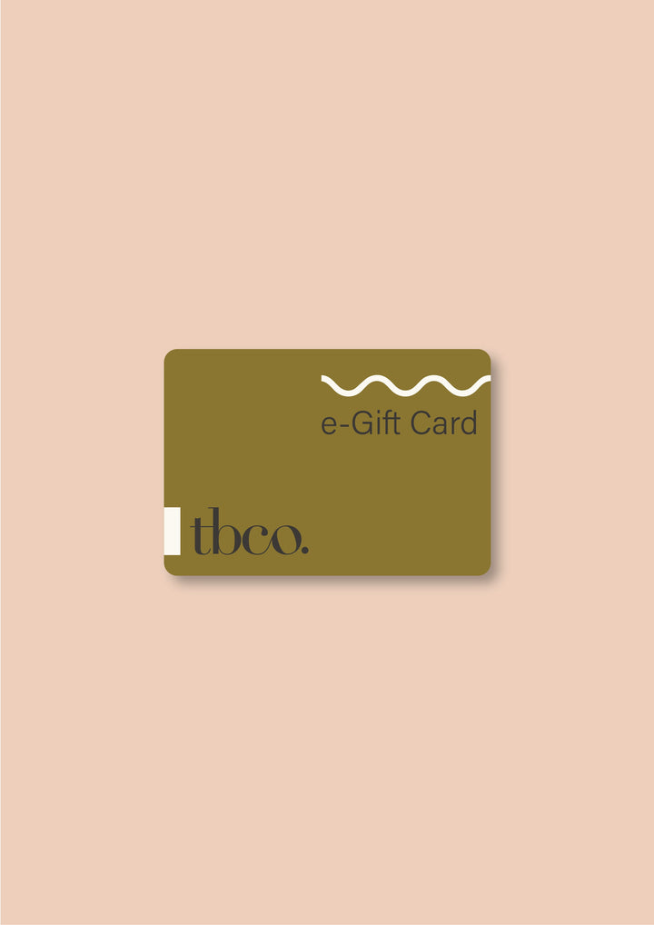 Carte-cadeau électronique TBCo