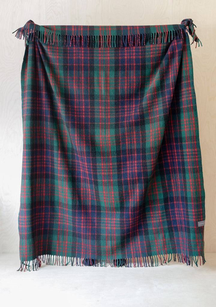 Recycled Wool Blanket in Macdonald Tartan