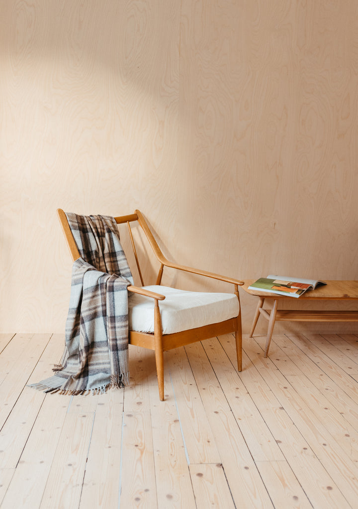 Recycled Wool Blanket in Mackellar Tartan