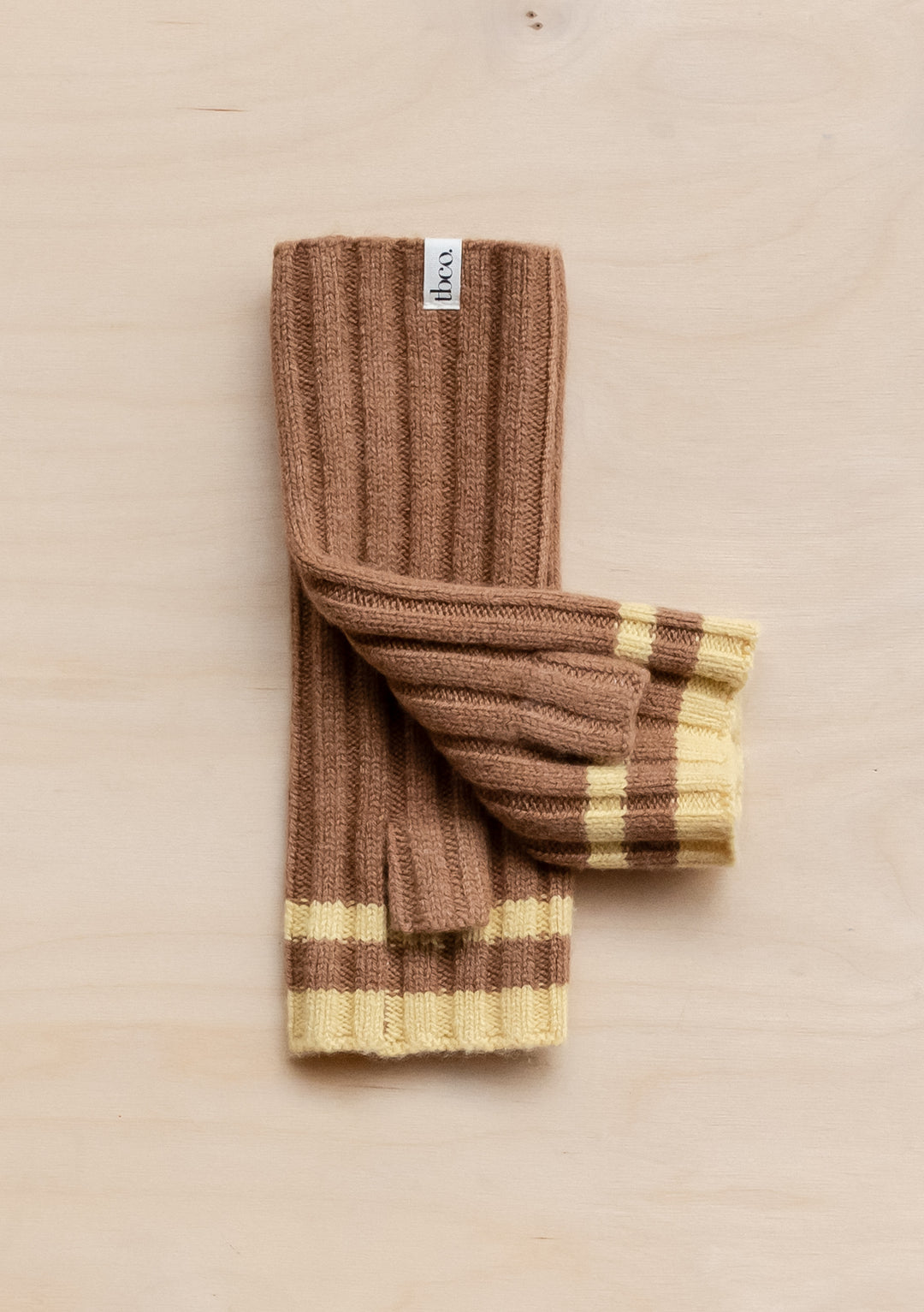 Cashmere & Merino Wrist Warmers in Buttermilk